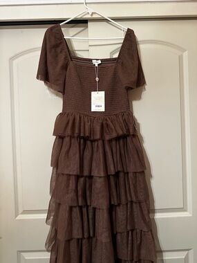 bohme | Dresses | Amanda Lace Trim Maxi Dress | Poshmark